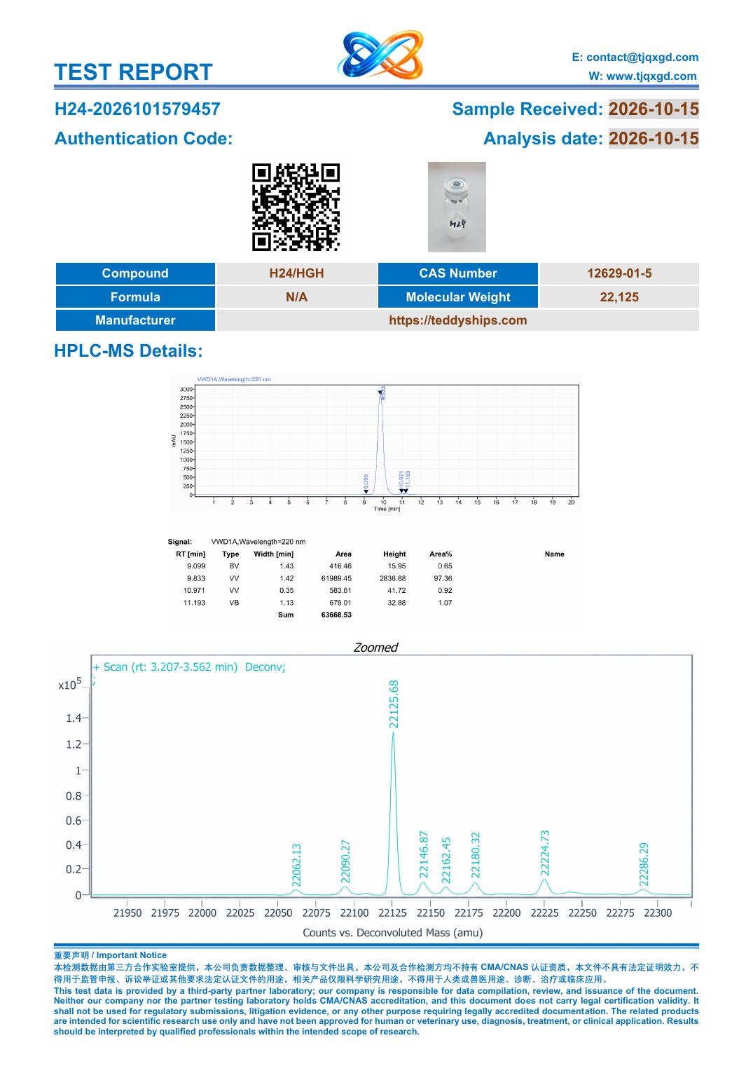 Report page 1
