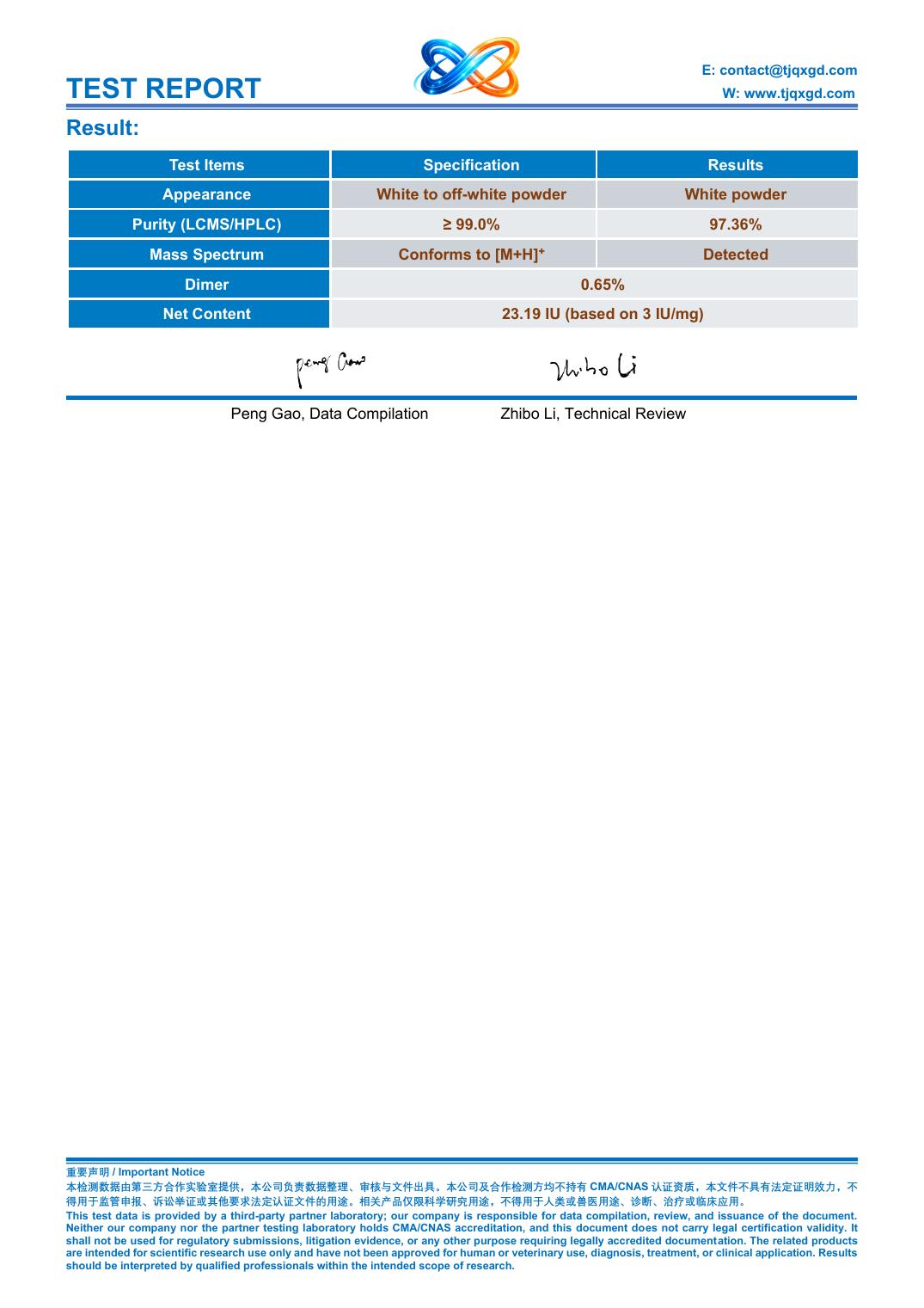 Report page 2